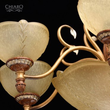 Люстра потолочная CHIARO 254012909 Версаче 9x60W Е27